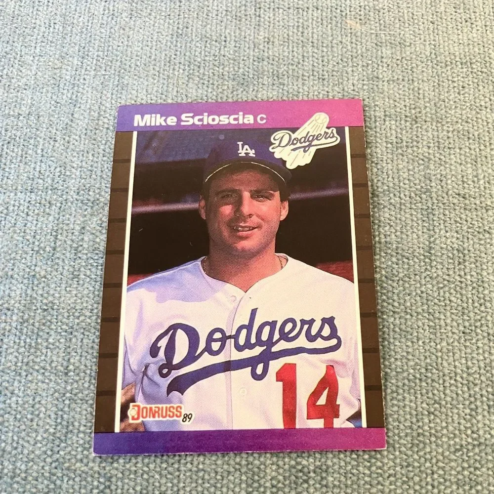 1989 Donruss Los Angeles Dodgers Baseball Card Trading Card